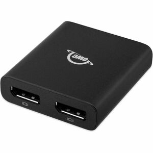 OWC Thunderbolt Dual DisplayPort Adapter - 1 x USB Type C - Female - 2 x DisplayPort 1.4 Digital Audio/Video - Female - 76