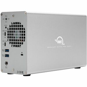 OWC Mercury Elite Pro Dual with 3-Port Hub External Storage Solution - 2 x HDD Supported - 0 x HDD Installed - 2 x SSD Sup