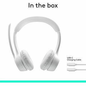 HEADSET ZONE 300 LOGITECH OFF WHITE BT