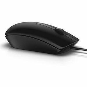 Dell MS116 鼠标 - USB - 光学 - 3 按钮 - 黑 - 电缆 - 1000 dpi - 滚轮