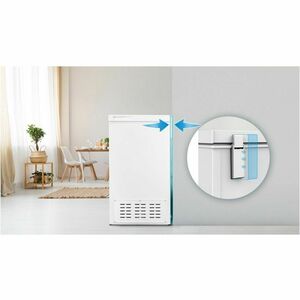 Freezer Hisense FT184D4AWYE 142 L Petto - Installazione libera - Bianco, Acciaio - Metallo - Allarme porta - 142 L Capacit