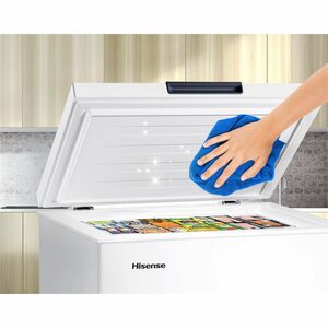 Freezer Hisense FT125D4AWE 95 L Petto - Installazione libera - Bianco - Acciaio, Metallo - 95 L Capacità freezer netta - E