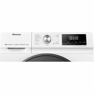 Lavatrice Hisense WFQA9014EVJMW Caricamento Frontale 9 kg - Bianco - Funzione vapore - 1400 Velocità centrifuga (rpm) - 23