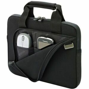 Dicota Smart Skin Tasche (Sleeve) für 38,1 cm (15 Zoll) bis 39,6 cm (15,6 Zoll) Notebook - Schwarz - Neopren, Stoff Körper