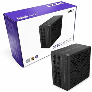 NZXT PA-2G2BB-AU ATX 3.1, ATX12V v3.1, EPS12V v2.92 Modular Power Supply - 1.20 kW - Matte Black - Compact - 120 V AC, 230