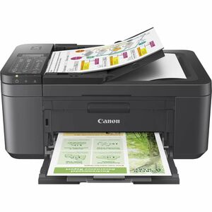 Canon PIXMA TR4755i Wired & Wireless Inkjet Multifunction Printer - Colour - Black - Copier/Fax/Printer/Scanner - 4800 x 1