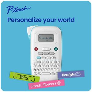 Brother P-touch PT-N10 - Thermal Transfer - 0.35 in/s (9 mm/s) Mono - 3 Fonts - 3 Font Size - 6 Text Style - 180 dpi - Lab