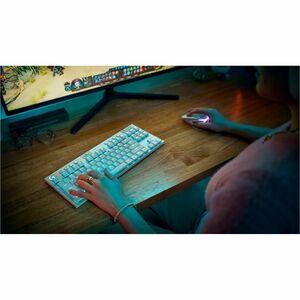 Logitech G G915 X LIGHTSPEED Gaming Keyboard - Wired/Wireless Connectivity - USB Type C Interface - RGB LED - German - QWE
