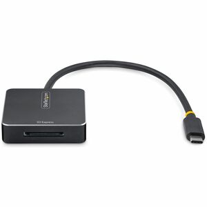 StarTech.com 1 Slot(s) Flash Reader - USB 3.2 (Gen 2) Type C - External - 1 - 1.25 GB/s - SDHC, SDXC, SD