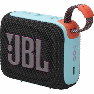 JBL Go 4 Portable Bluetooth Speaker System - 4.2 W RMS - Funky Black - 90 Hz to 20 kHz - Battery Rechargeable - 1
