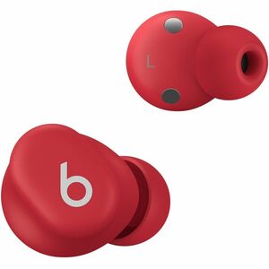 Apple Beats Solo Buds True Wireless Earbud Stereo Earset - Transparent, Red - Binaural - In-ear - Bluetooth