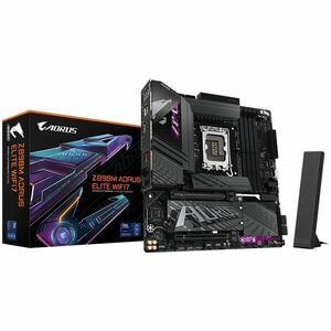 Aorus Ultra Durable Z890M AORUS ELITE WIFI7 Gaming Desktop Motherboard - Intel Z890 Chipset - Socket LGA-1851 - Micro ATX 