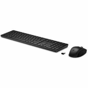 HP 655 Keyboard & Mouse - USB Type A Plunger Wireless RF 2.40 GHz Keyboard - USB Type A Wireless RF Mouse - 4000 dpi - 3 B