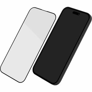 PEEL iPhone 16 Plus Tempered Glass Screen Protector Black, Transparent - For 6.7" (169.93 mm) OLED iPhone 16 Plus - Scratc
