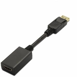 CONVERSOR DISPLAYPORT A HDMI DP/M-HDMI A/H NEGRO 15CM