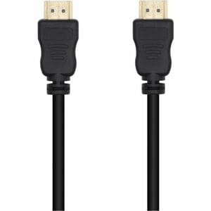 CABLE HDMI V1.4 ALTA VELOCIDAD 14+1 CCS A/M-A/M BLACK 1.5M