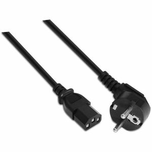 CABLE POWER CPU CEE7/M-C13/H BLACK 1.5M