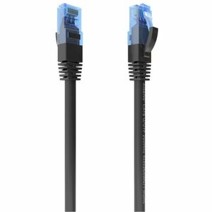 CABLE RED HEADLINE RJ45 CAT.6 UTP AWG26 CCA BLACK 30CM