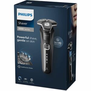 Rasoio Philips S5898 - Nero intenso - x Acciaio Lame - senza filo - 1 Ora Tempo di funzionamento massimo batteria - 1 Ora 