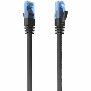 CABLE RED HEADLINE RJ45 CAT.6 UTP AWG26 CCA BLACK 25CM