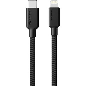 Alogic Elements Pro 1 m Lightning/USB-C Datentransferkabel - 1 / Pack - Cable for iPhone, iPad, iPod - 480 Mbit/s - MFI - 