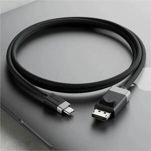 Alogic Fusion 1 m DisplayPort/USB-C AV-Kabel - Cable for Audio-/Video-Gerät, Monitor, Projektor, TV, Notebook, Tablet, Tel