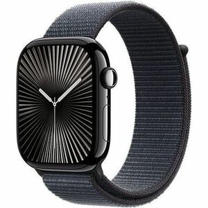 Apple Watch Series 10 Smart Watch - 4.60 cm (1.81") Case Height - 3.90 cm (1.54") Case Width - Jet Black Case Color - Ink 