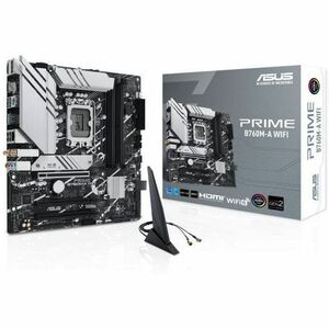 Schede madri desktop Asus Prime B760M-A WIFI - Intel B760 Chipset - Presa LGA-1700 - Micro ATX - Core, Pentium Gold, Celer