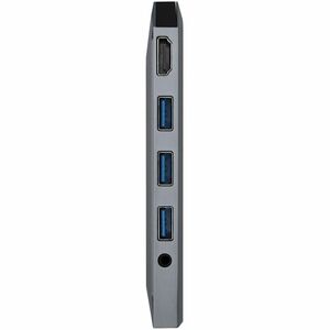 USB-C DOCK 9EN1 USB-C A HDMI RJ45 PD AUDIO SD MICRO SD GRIS 1