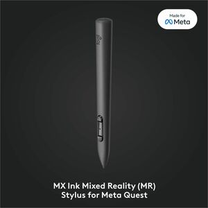 Logitech MX Ink Mixed-Reality (MR) Stylus, wireless pen controller, high precision and pressure sensitive, for Meta Quest 