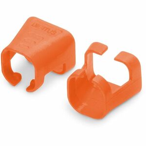 Digitus Cable Organizer - Orange - 100 Piece Pack - Cable Boot - Polyvinyl Chloride (PVC)