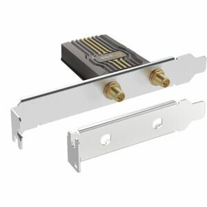 Adaptateur Combo Wifi/Bluetooth TP-Link Archer TBE400E - Bluetooth 5.4 - Triples Bandes pour Ordinateur - PCI Express - 6,