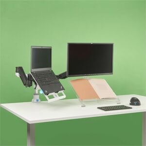 R-Go Caparo 4 / Zepher 4 Notebook Notebook-Halter - 33 mm x 300 mm x - Aluminium - 10 kg Belastbarkeit - Sicher, Robuster 