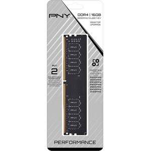 Module de RAM PNY Performance pour Ordinateur de bureau - 16 Go - DDR4-3200/PC4-25600 DDR4 SDRAM - 3200 MHzCL22 - 1,20 V -