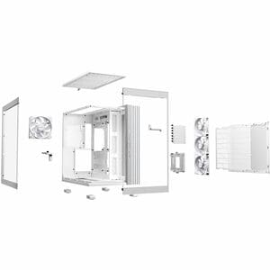 be quiet! Light Base 600 LX Light Base 600 LX White Computer Case - ATX Motherboard Supported - Midi Tower - Steel, Glass,