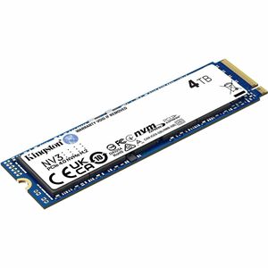 Kingston NV3 4 TB Solid State Drive - M.2 2280 Internal - PCI Express NVMe (PCI Express NVMe 4.0 x4) - Desktop PC, Noteboo