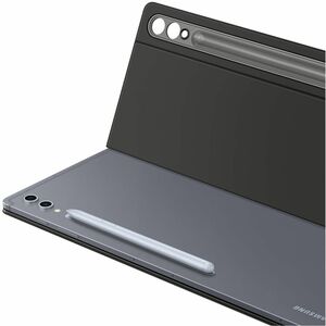 Samsung Keyboard/Cover Case (Book Fold) Samsung Galaxy Tab S10 Ultra, Galaxy Tab S9 Ultra Tablet - Black - 211.4 mm Height