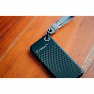 Verbatim Pocket 1 TB Portable Rugged Solid State Drive - M.2 External - Black, Grey - Desktop PC, Notebook Device Supporte