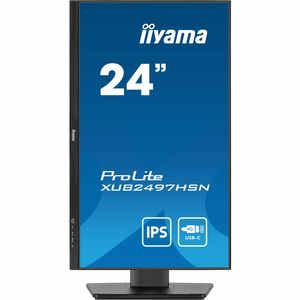 iiyama ProLite XUB2497HSN-B2 24 Zoll Class Full HD LED-Monitor - 16:9 Format - Mattschwarz - 60,5 cm (23,8 Zoll) Viewable 