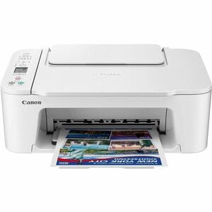 Canon PIXMA TS3751i Wired & Wireless Inkjet Multifunction Printer - Colour - White - 7.7 ppm Mono/4 ppm Color Print - 4800