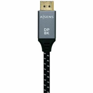 CABLE DISPLAYPORT V1.4 8K60HZ DP/M-DP/M GREY/BLACK 1.5M