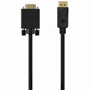 CABLE CONVERTER DP A VGA DISPLAYPORT/M-VGA/M BLACK 1.0M