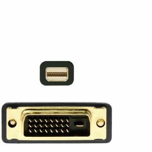 CABLE CONVERTER MINI DP A DVI MINI DISPLAYPORT/M-DVI/M NEGR 2.