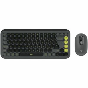 Clavier et souris Logitech POP Icon Combo - QWERTY - Italien - USB Sans fil Bluetooth Clavier - Couleur du clavier/pavé ta