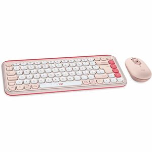 Clavier et souris Logitech POP Icon Combo - QWERTY - Italien - Sans fil Bluetooth Clavier - Couleur du clavier/pavé tactil