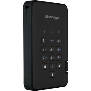 Disque dur Portable iStorage diskAshur2 Durci - 2.5" Externe - 500 Go - Noir - Conforme aux normes TAA - Client Léger Appa