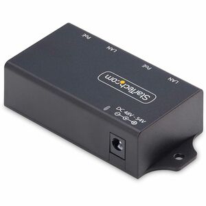 StarTech.com PoE+ Injector - 120 V AC, 230 V AC Input - 52 V DC, 580 mA Output - RJ-45 Input Port(s) - PoE+ Output Port(s)