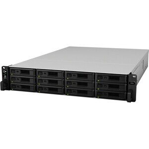 Synology UC3200 12 x 总跨数 SAN 存储系统 Xeon 四核（4 个核心） 2.40 GHz - 16 GB RAM - DDR4 SDRAM 可机架安装 - 192 TB 支持的硬盘容量 - 0 x 已安装硬盘 - 19