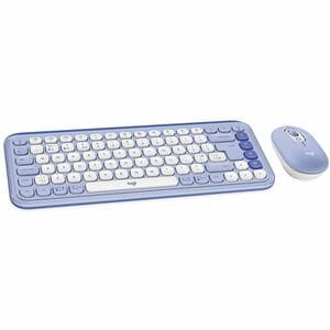 Logitech POP Icon Combo Keyboard & Mouse - QWERTY - English (UK) - USB Wireless Bluetooth Keyboard - Keyboard/Keypad Color