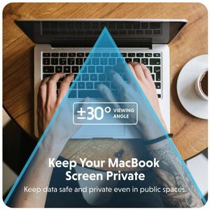 Filtre de confidentialité pour écran pour Apple HyperShield HS5113GL 3H - Pour 34,5 cm (13,6") LCD MacBook Air, MacBook Pr